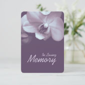 愛する記憶の中で蘭P葬儀メモリアル・サービス 招待状 (スタンド正面)