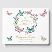 愛する記憶の中で蝶の追悼式 ゲストブック (正面)