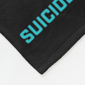 愛する記憶の中で蝶ママ自殺予防 フリースブランケット (角)