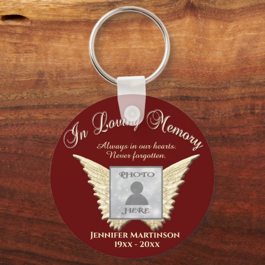 愛する記憶の中で記念撮影 キーホルダー (正面)