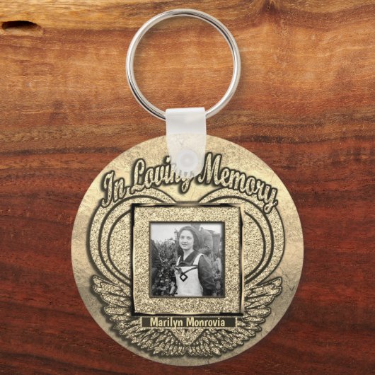 愛する記憶の中で記念撮影 キーホルダー (正面)