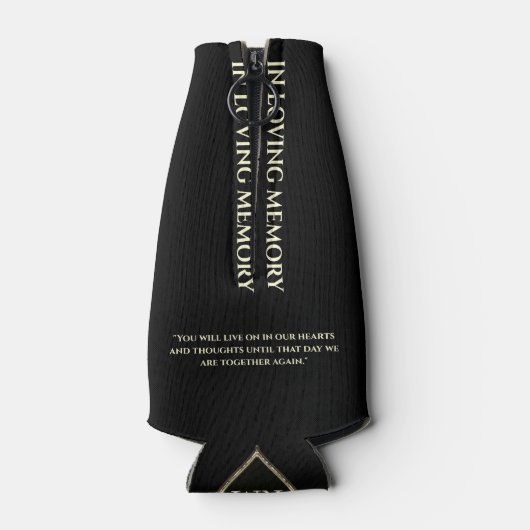 愛する記憶の中で記念撮影 ボトルクーラー (裏面)