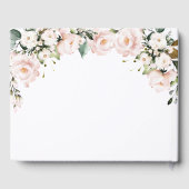 愛する記憶の中で赤面バラ花葬儀 ゲストブック (裏面)