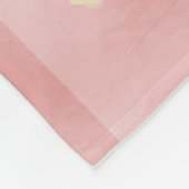 愛する記憶の中で赤面赤い花葬儀 フリースブランケット (角)