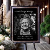 愛する記憶の中で追悼写真の献上品 ポスター