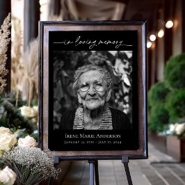 愛する記憶の中で追悼写真の献上品 ポスター