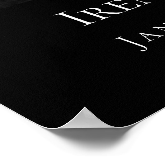 愛する記憶の中で追悼写真の献上品 ポスター (角)