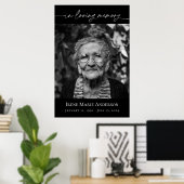 愛する記憶の中で追悼写真の献上品 ポスター (ホームオフィス)