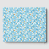 愛する記憶の中で青いデイジーメモリアル葬儀 ゲストブック (裏面)