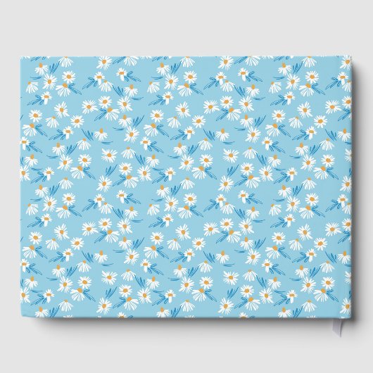 愛する記憶の中で青いデイジーメモリアル葬儀 ゲストブック (裏面)