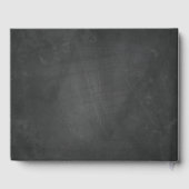 愛する記憶の中で黒板ハート充填ツリー ゲストブック (裏面)