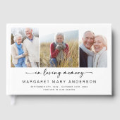 愛する記憶の中で3写真葬儀 ゲストブック (正面)