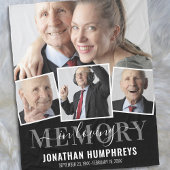 愛する記憶の中で4写真記念 フリースブランケット