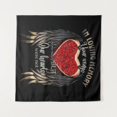 愛する記憶の中で あなたの翼は準備されていた タペストリー (正面(横))