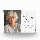 「愛する記憶の中で」メモリアル，名前，写真 フォトブロック (正面)