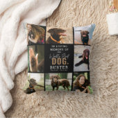 愛する記憶の中で「世界最高の犬」形容写真 クッション (ブランケット)