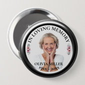 愛する記憶の中で。写真の個人用設定ボタン 缶バッジ (正面&裏面)