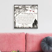 愛する記憶の中で/父 キャンバスプリント (インサイチュ (リビング))
