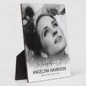 愛する記憶の中で | 追悼写真 フォトプラーク (側面)