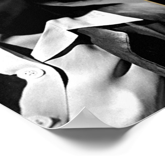 愛する記憶の中で 過去と現在 2枚の写真記念碑 ポスター (角)