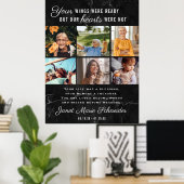 愛する記憶の中で | 6枚の写真コラージュ葬儀 ポスター (ホームオフィス)