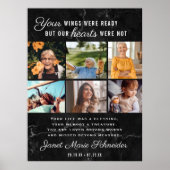 愛する記憶の中で | ６枚の写真コラージュ葬儀 ポスター (正面)