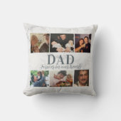 愛する記憶の中で | 6枚の写真の追悼コラージュ クッション (正面)