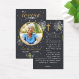 愛する記憶の中でDandelion写真葬儀祈りの言葉