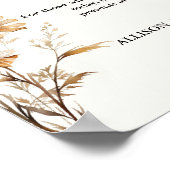 愛する記憶の中のワイルドフラワーの結婚徴候は永遠である ポスター (角)