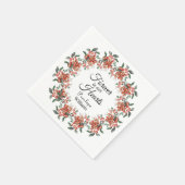 愛する記憶の中の森林の果実 スタンダードカクテルナプキン (角)