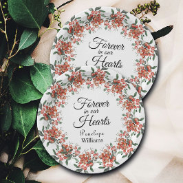 愛する記憶の中の森林の果実 ペーパープレート