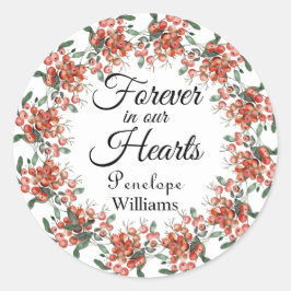 愛する記憶の中の森林の果実 ラウンドシール