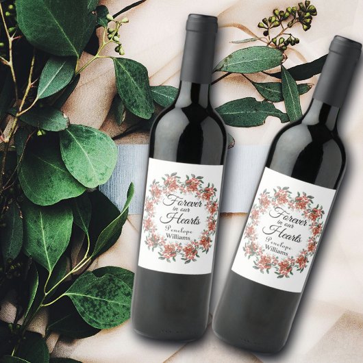 愛する記憶の中の森林の果実 ワインラベル