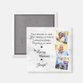 愛する記憶の中カスタムで3 Photo Memorial マグネット (正面/裏面)