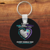 愛する記憶の中セミコロン自殺防止阿波 キーホルダー (裏面)