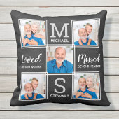 愛する記憶の中パーソナライズされたで5写真記念 クッション