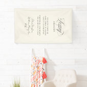 「愛する記憶の中モダン」、書結婚道 横断幕 (インサイチュ)