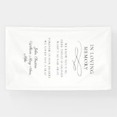 「愛する記憶の中モダン」、書結婚道 横断幕 (横)