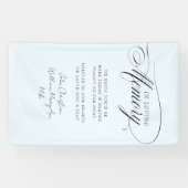 「愛する記憶の中モダン」、書結婚道 横断幕 (横)