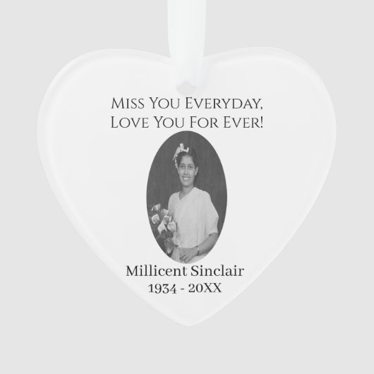 愛する記憶の中 – 記憶 オーナメント (正面)