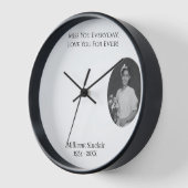 愛する記憶の中 – 記憶 壁時計 (傾斜)