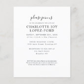 愛する記憶の予算の写真葬儀メモリアル チラシ (裏面)