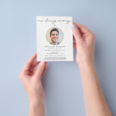 愛する記憶の予算フォトメモリアル葬儀 チラシ (手)