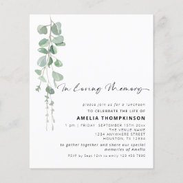 愛する記憶の予算ユーカリ招待状