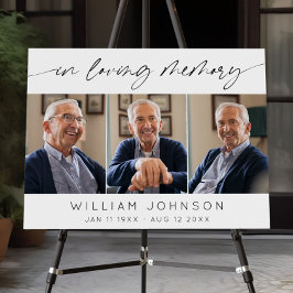 愛する記憶の写真コラージュ葬儀の水平