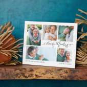 愛する記憶の写真コラージュ追悼記念品 フォトプラーク (側面)