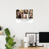 愛する記憶の写真トリビュート ポスター (ホームオフィス)