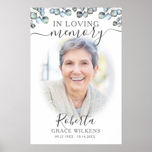 愛する記憶の写真台本 ユーカリの緑豊かな情景 ポスター (正面)