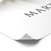 愛する記憶の写真 現代スクリプト葬儀 ポスター (角)