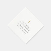 愛する記憶の十字架モダンシンプルの記念 スタンダードカクテルナプキン (角)